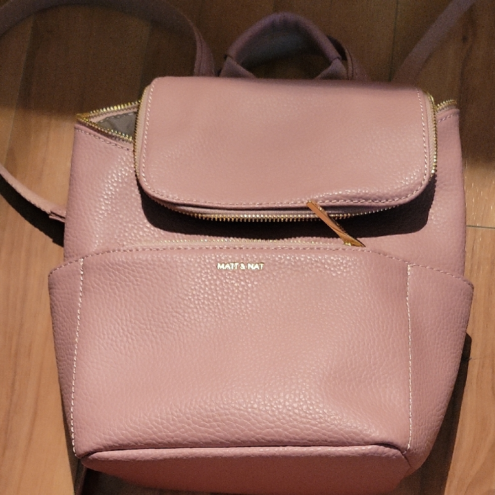 Matt & Nat Pink Minimalist Backpack